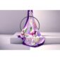 Batic-Secret-Garden-din-matase-naturala-lila-albastru