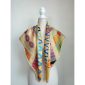 batic matase cu forme geometrice galben