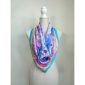 roses coperta bleu crem