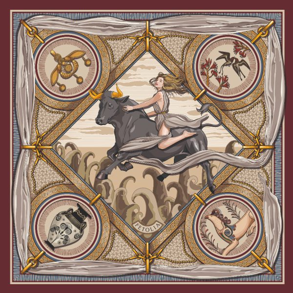 The Abduction of Europa - Bordeaux-Beige