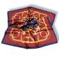 Batic matase Constantine-albastru-bordeaux