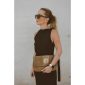 poseta aurora mocca suede