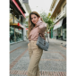 Poseta Aurora grey suede 1
