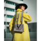 Poseta Chiara grey suede