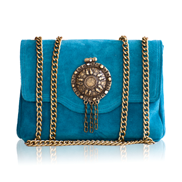 Poseta Estella coperta-ocean blue