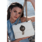 Poseta Estella cream leather 1