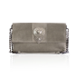 Poseta aurora grey suede