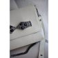 Blair Leather Shoulder Bag - Cream 2
