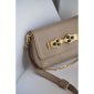 Blair Leather Shoulder Bag -Taupe 6