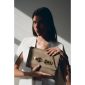 Blair Leather Shoulder Bag -Taupe