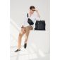 Boston Leather Backpack - Black 4