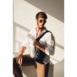 Ethan Leather Body Bag - Black 3