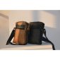 Ethan Leather Body Bag - Black 5