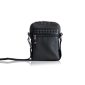 Ethan Leather Body Bag - Black