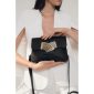 Lauren Leather Shoulder Bag - Black