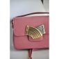 Lauren Leather Shoulder Bag - Blush
