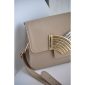 Lauren Leather Shoulder Bag - Taupe 4