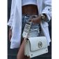 Lizy Leather Shoulder Bag - Cream