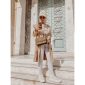 Lizy Leather Shoulder Bag - Mocca Suede 2