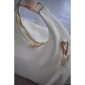 Maggie Leather Handbag - Cream 2