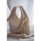 Maggie Leather Handbag - Taupe 3