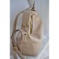 Mitsi Leather Handbag - Taupe