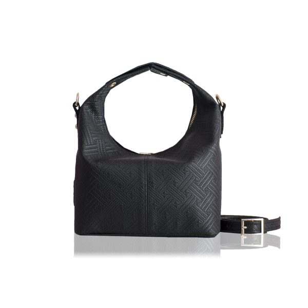 Poseta Mitsi-black stamped