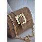 Poseta faidra mocca suede 1