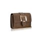 Poseta faidra mocca suede