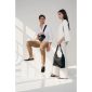 Serena Leather Tote Bag - Black