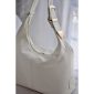 Serena Leather Tote Bag - Cream
