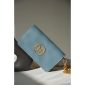 Siren Leather Shoulder Bag - French Blue 1