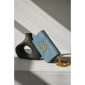 Siren Leather Shoulder Bag - French Blue