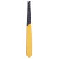 Cravatta-Arancione-Nodo-in-Contrasto-Blu-Fantasia-Arancione-Grigio-Intera-N1733