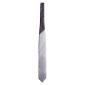 Cravatta-Cerimonia-Grigia-Fantasia-Nera-Nodo-in-Contrasto-Nero-Fantasia-Intera-N2804