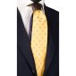 Cravatta-Gialla-Fantasia-Marrone-Nodo-in-Contrasto-Blu-Fantasia-Beige-N2611