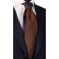 Cravatta-Marrone-Blu-Nodo-in-Contrasto-Blu-Marrone-N2416