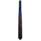 Cravatta-Marrone-Fantasia-Blu-Navy-Bianca-Nodo-in-Contrasto-Blu-Navy-Intera-N2420