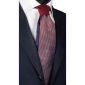 Cravatta-Rossa-Bianca-Nodo-in-Contrasto-Bordeaux-N2259