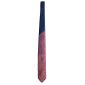 Cravatta-Rosso-Indiano-Cangiante-Fantasia-Blu-Bianco-Nodo-in-Contrasto-Bluette-Intera-N1972