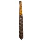 Cravatta-Stampa-Grigio-Scuro-Fantasia-Gialla-Nodo-in-Contrasto-Giallo-Pois-Blu-Intera-N2177