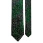 Cravatta-Vintage-Regimental-di-Seta-Blu-Verde-Bottiglia-a-Fiori-Tono-su-Tono-Pala-CV67