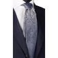 Cravatta-da-Cerimonia-di-Seta-Grigia-Fantasia-Blu-CY5914