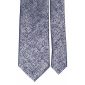 Cravatta-da-Cerimonia-di-Seta-Grigia-Fantasia-Blu-Pala-CY5914