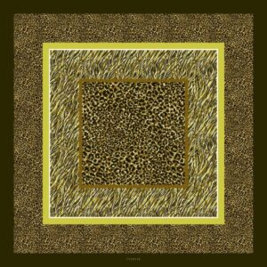 batic-animal-print-din-matase-naturala-olive-lime