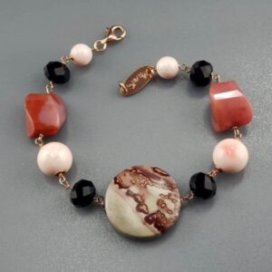 Bratara-Essence-cu-jasper-rodonit-si-scoica