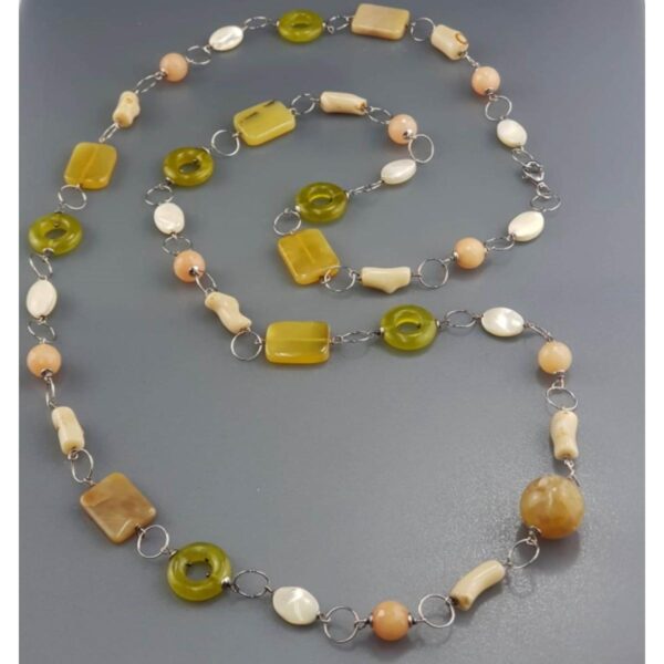 Colier-Art-cu-jad-opal-si-perle