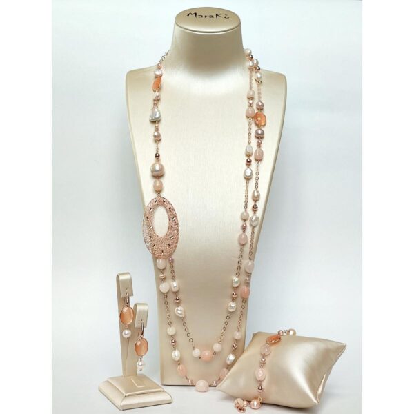 set-crown-din-cuart-aventurin-si-perle