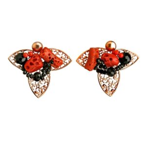 cercei-supreme-din-coral-rosu-si-agat-negru