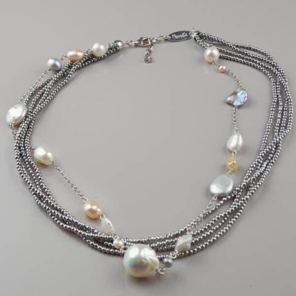 colier-celeste-din-hematit-natural-si-perle